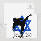 Jew Jitsu Briefkaart (Voorkant / Achterkant)