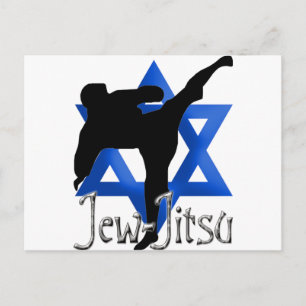 Jew Jitsu Briefkaart