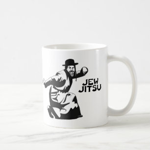 Jew Jitsu Coffee Mok   Joodse balie Mitzvah Gifts