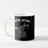 Jew Jitsu Design Koffiemok (Links)