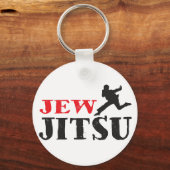 Jew Jitsu - Funny Jewish humor Sleutelhanger (Voorkant)