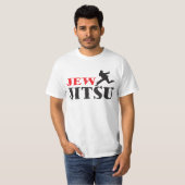 Jew Jitsu - Funny Jewish humor T-shirt (Voorkant volledig)
