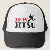 Jew Jitsu - Funny Jewish humor Trucker Pet (Voorkant)