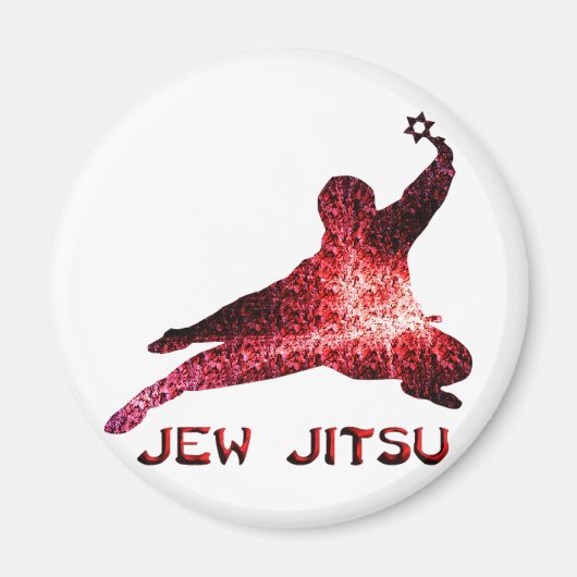 Jew Jitsu Magneet (Voorkant)