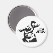 Jew Jitsu Magnet | Joodse balie Mitzvah Gifts (Voorkant / Achterkant)
