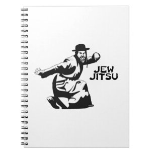Jew Jitsu Notitieboek   Joodse balie Mitzvah Gifts