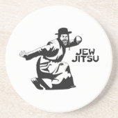 Jew Jitsu Onderzetter | Joodse balie Mitzvah Gifts (Voorkant)