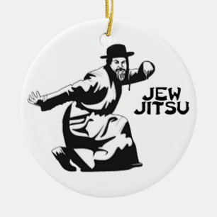 Jew Jitsu Ornament  Joodse balie Mitzvah Giften