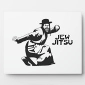 Jew Jitsu Plaque | Joodse balie Mitzvah Gifts Fotoplaat (Voorkant)
