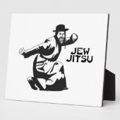 Jew Jitsu Plaque | Joodse balie Mitzvah Gifts Fotoplaat (Zijkant)