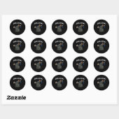 Jew Jitsu Ronde Sticker (Vel)