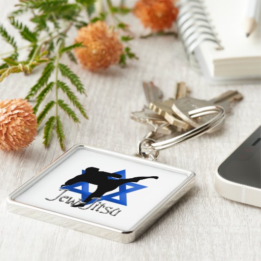 Jew Jitsu Sleutelhanger (Zijkant)