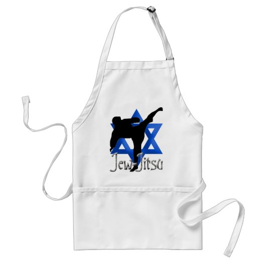 Jew Jitsu Standaard Schort (Voorkant)