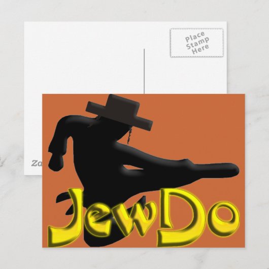 Jewdo Briefkaart (Voorkant / Achterkant)