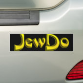 Jewdo Bumpersticker (Op auto)