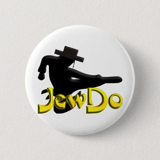 Jewdo Ronde Button 5,7 Cm (Voorkant)