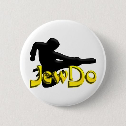 Jewdo Ronde Button 5,7 Cm (Voorkant)