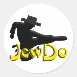 Jewdo Ronde Sticker