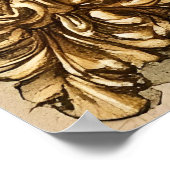 jewel adorned with a large blue gemstone poster (Hoek)