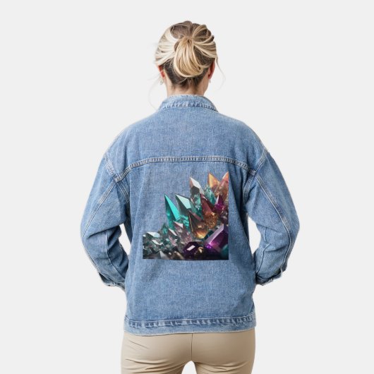 Jewel Amethist Healing Crystals Jacket (Model)