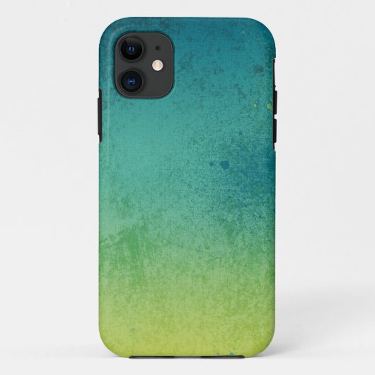 Jewel Blue Ombre iPhone Case (Achterkant)