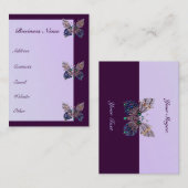 Jewel Butterflies 2 Visitekaartje (Voorkant / Achterkant)