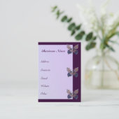 Jewel Butterflies 2 Visitekaartje (Staand voorkant)