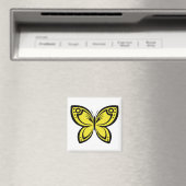 Jewel Butterflies - Geel Magneet (Insitu (Vaatwasser))