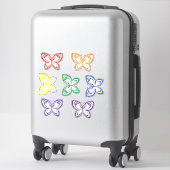 Jewel Butterflies Outline Stocker Set Sticker (Koffer)