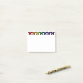 Jewel Butterflies Post-it® Notes (Op bureau)