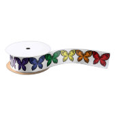 Jewel Butterflies Satijnen Lint (Spoel)