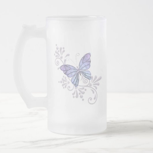 Jewel Butterfly Matglas Bierpul (Links)