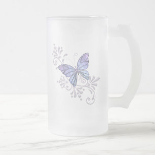 Jewel Butterfly Matglas Bierpul