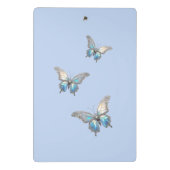 Jewel Butterfly Opal en Zilver Mini Klembord (Achterkant)