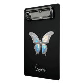 Jewel Butterfly Opal en Zilver Mini Klembord (Angled2)