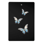 Jewel Butterfly Opal en Zilver Mini Klembord (Achterkant)