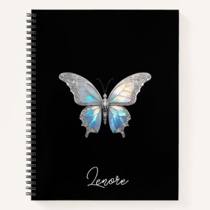 Jewel Butterfly Opal en Zilver Notitieboek