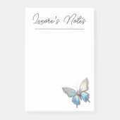 Jewel Butterfly Opal en Zilver Post-it® Notes (Voorkant)
