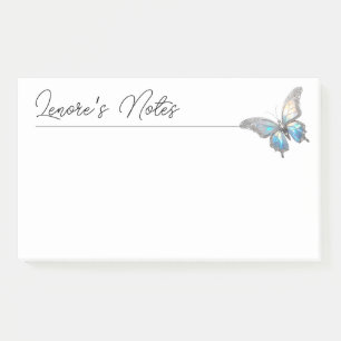 Jewel Butterfly Opal en Zilver Post-it® Notes