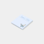 Jewel Butterfly Opal en Zilver Post-it® Notes (Schuin)