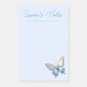 Jewel Butterfly Opal en Zilver Post-it® Notes