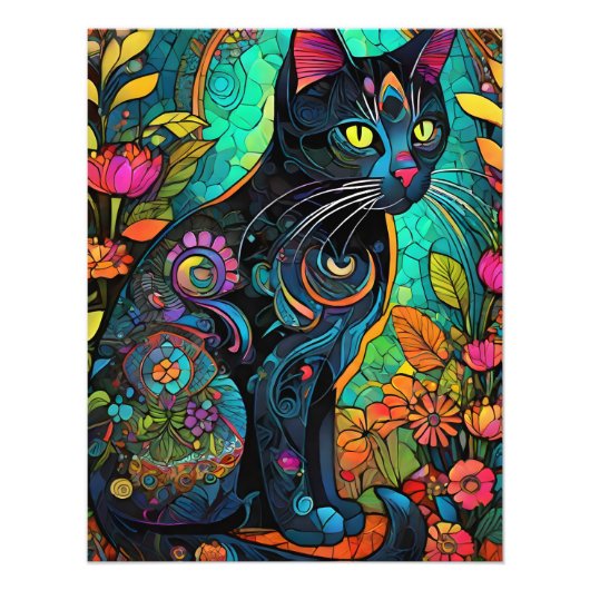 Jewel Cat Foto Afdruk (Voorkant)