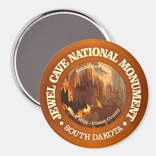 Jewel Cave (NM) Magneet (Voorkant / Achterkant)