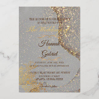 JEWEL COLLECTIE folie huwelijksuitnodiging Uitnodiging