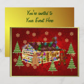 Jewel-Covered Gingerbrood House Kaart (Voorkant / Achterkant)