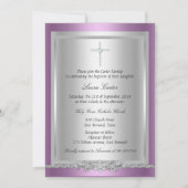 Jewel Cross Baptism/Christening Uitnodiging (Voorkant)