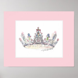 Jewel Crown door Heather French Henry Poster