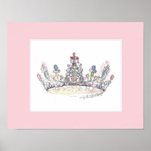 Jewel Crown door Heather French Henry Poster