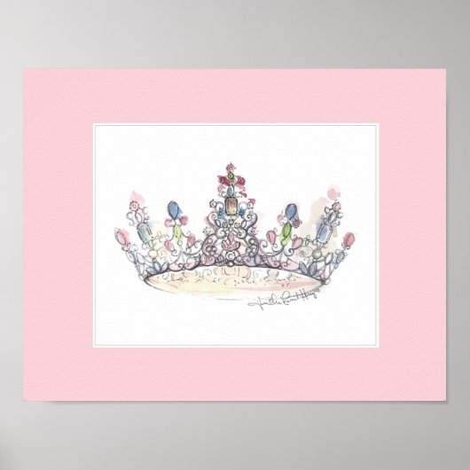 Jewel Crown door Heather French Henry Poster (Voorkant)