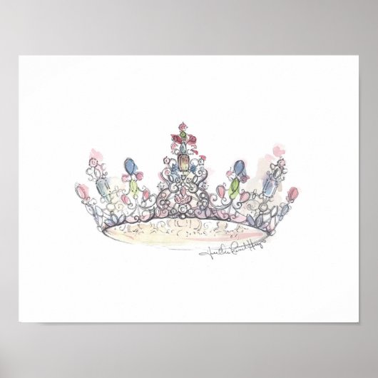 Jewel Crown door Heather French Henry Poster (Voorkant)